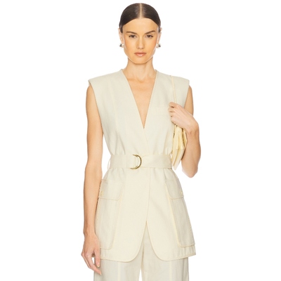 Ulla Johnson TWYLA 背心 中性色调 y2k辣妹风REVOLVE小众新款