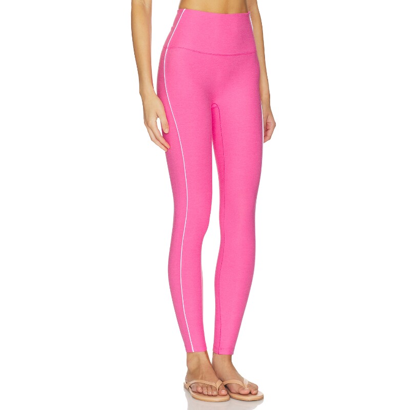 Beyond Yoga玫红裤装侧边线条通勤风早秋新品运动长裤REVOLVE