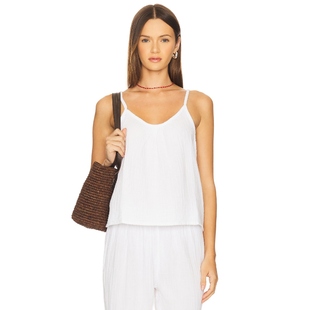 REVOLVE小众新款 perfectwhitetee y2k辣妹风 背心上装 白色