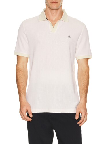 Original Penguin JACQUARD HONEYCOMB POLO 衫 revolve小众新款
