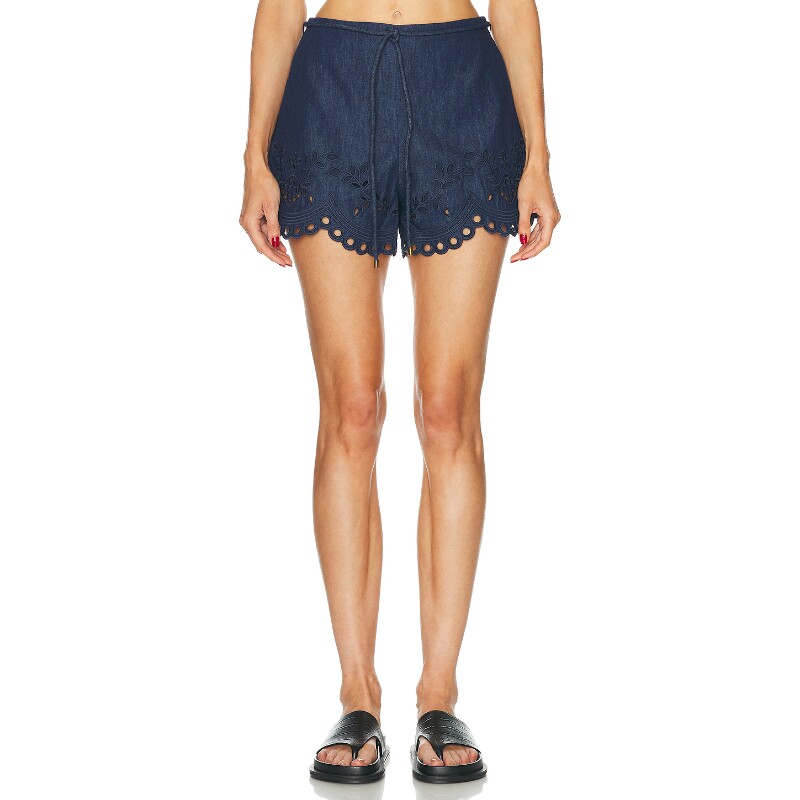 Zimmermann MAHON 短裤 26秋冬新品 revolve小众新款