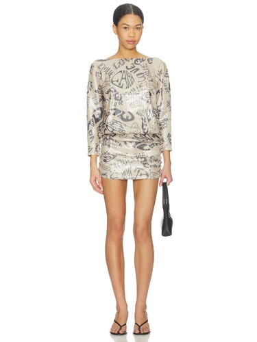 Juliet Johnstone Sequin Disco Dress revolve小众新款