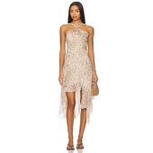 春季 FELINE 新品 Bec Bridge 中长款 连衣裙灰褐色REVOLVE小众