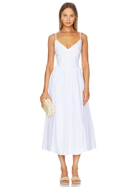 NICHOLAS Becker Princess Waist Midi Dress REVOLVE小
