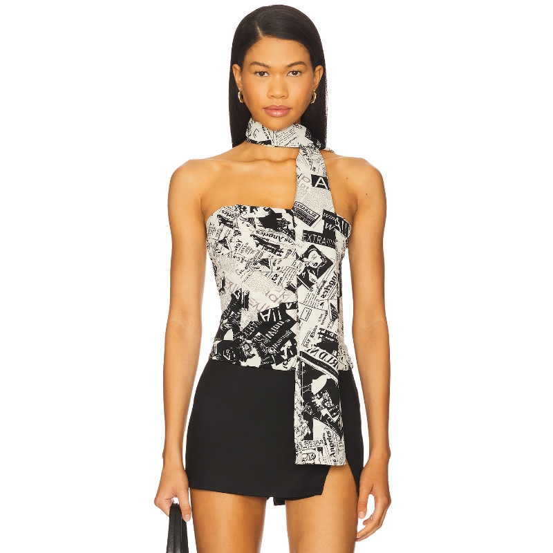 [冬季新品]LIONESS ISLAND BODICE 上装 白色REVOLVE小众