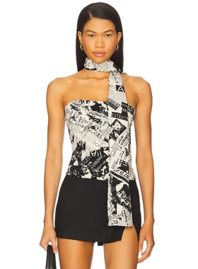 [冬季新品]LIONESS ISLAND BODICE 上装 白色REVOLVE小众