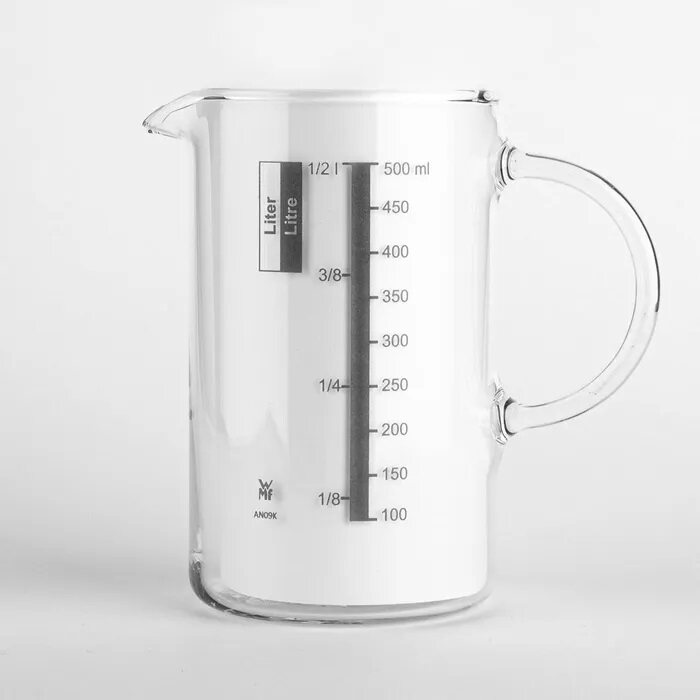 德国WMF福腾宝厨房烘焙无铅玻璃量杯0.5L计量杯测量杯子烘焙工具