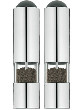 德国原装wmf不锈钢盐胡椒电动研磨器厨房工具调料瓶调料罐磨粉器