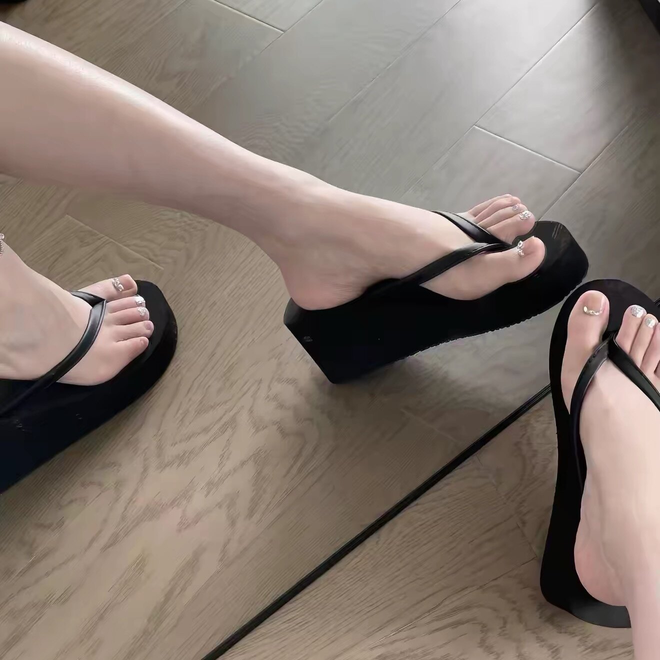 厚底人字拖鞋女夏季外穿7