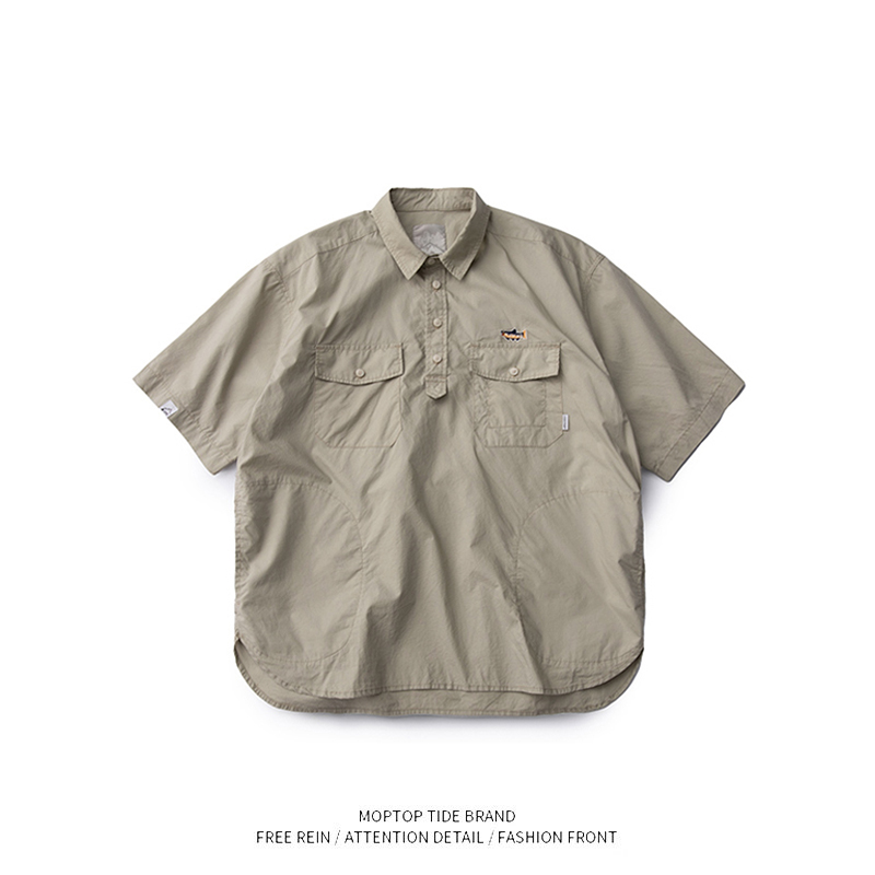 【限时优惠】Polo领短袖衬衫