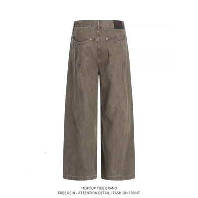 【限时优惠】裁剪弯刀牛仔裤