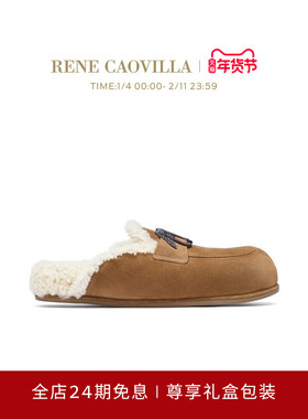 【秋冬新品】RENE CAOVILLA MORGANA系列水钻女士穆勒鞋