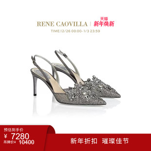 CAOVILLA RENE VENEZIANA系列水钻露跟高跟鞋 年终折扣