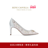 HINA系列水钻尖头高跟鞋 CAOVILLA 礼物 RENE