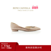 RAQUEL系列尖头水钻女士平底鞋 CAOVILLA 折扣倒计时 RENE
