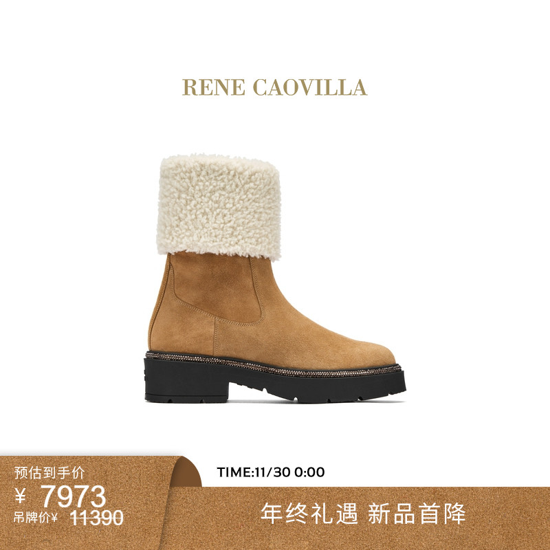 【新品首降】RENE CAOVILLA MOREA 系列水钻女士靴子