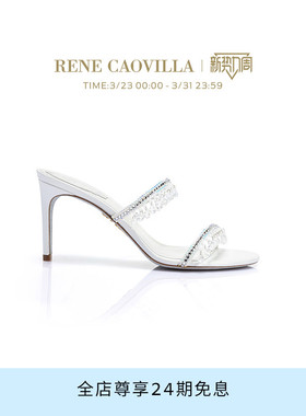 RENE CAOVILLA CHANDELIER系列水钻女士高跟凉鞋