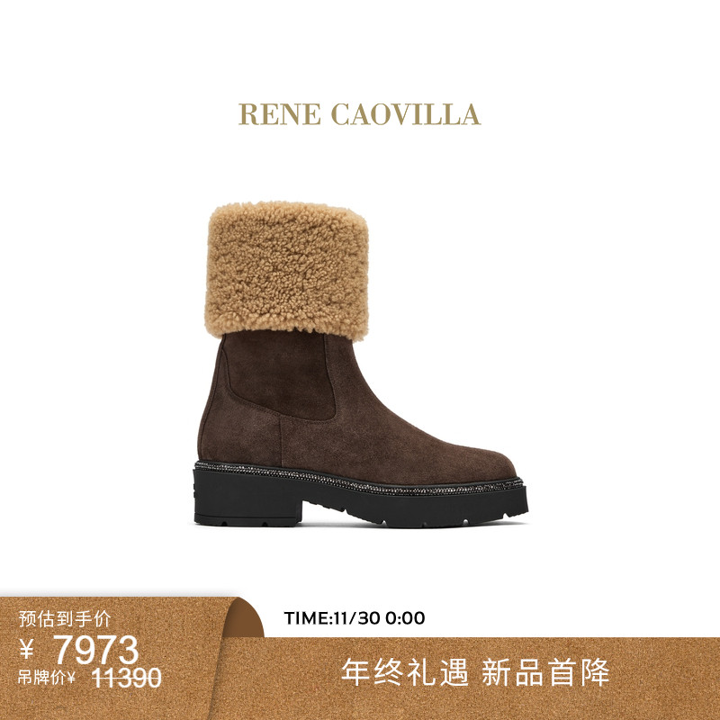 【新品首降】RENE CAOVILLA MOREA 系列水钻女士靴子