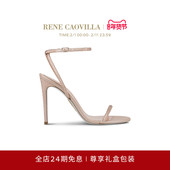 ELLABRITA系列水钻细跟一字带凉鞋 CAOVILLA 礼物 RENE
