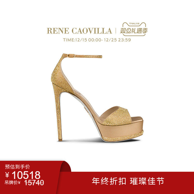 �������ۿۡ�RENE CAOVILLA ANASTASIAϵ��ˮ��Ůʿ�߸���Ь 10518Ԫ