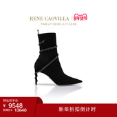MARGOT系列水钻尖头踝靴 CAOVILLA 折扣倒计时 RENE