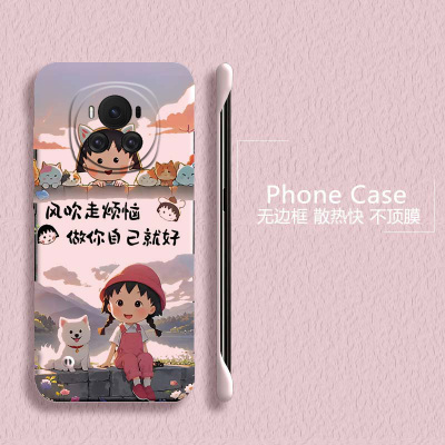 樱桃小丸子适用华为荣耀magic6手机壳x60i无边框magic5pro散热x50i+新款magic4半包magic3超薄魔术5至臻版硬