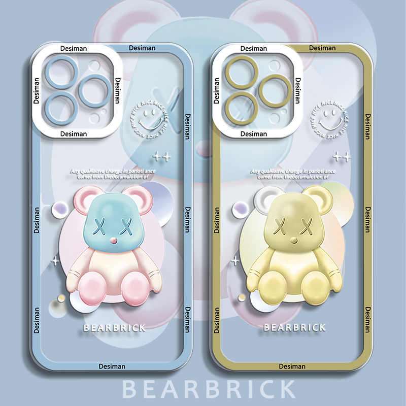 r17手机壳暴力熊镜头全包潮牌