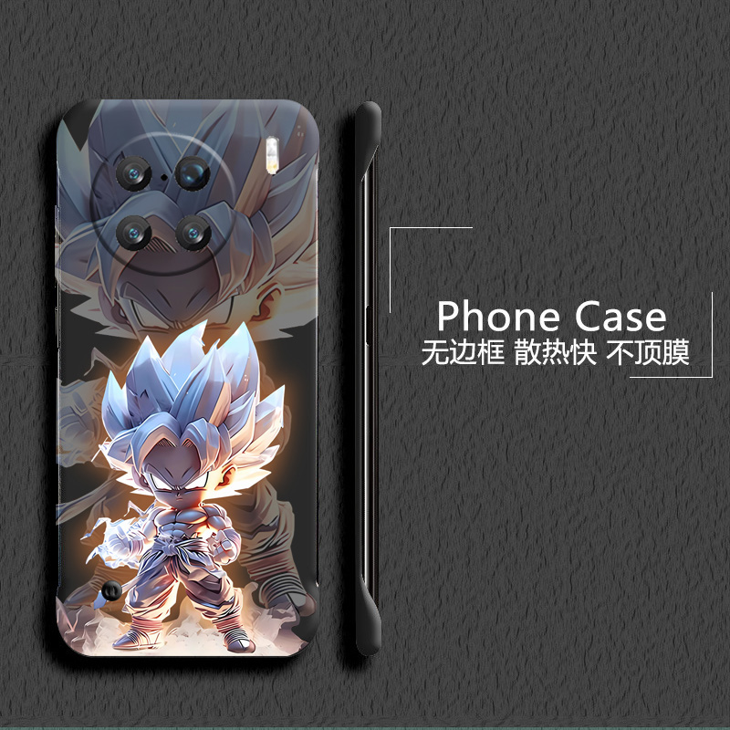 赛亚人适用vivox90手机壳x90pro+无边框x80散热x80pro新款x70t半包y78+超薄y78plus硬y78m防摔y300pro外壳5g