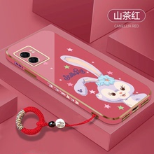 可爱星黛露适用oppoa57手机壳a58兔年a97红色a96指环扣a95挂件a93电镀a93s高级感a92s女a91/a1/a83全包a72/5g