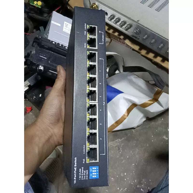 议价丰润达10口AI POE交换机 型号AI6010 支持IE