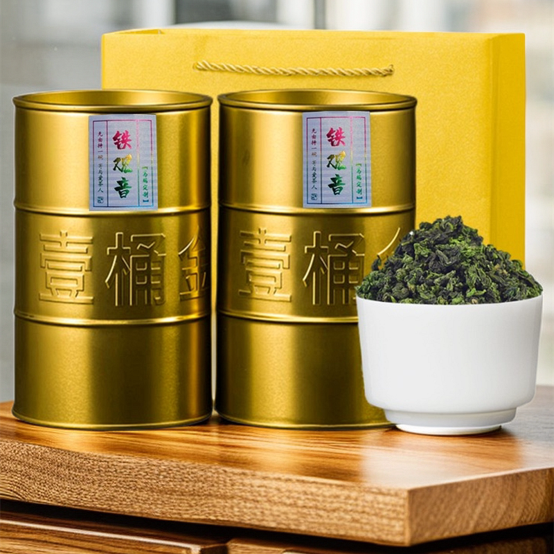 新茶铁观音浓香型壹桶金罐装