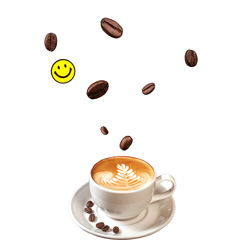 咖啡店静电贴纸甜品奶茶店铺橱窗玻璃装饰布置创意咖啡海报窗贴画