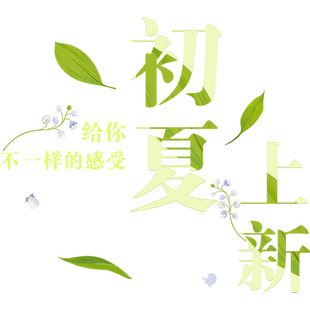 夏天新品上市装饰玻璃门橱窗贴纸商场服装店铺夏季上新铃兰静电贴