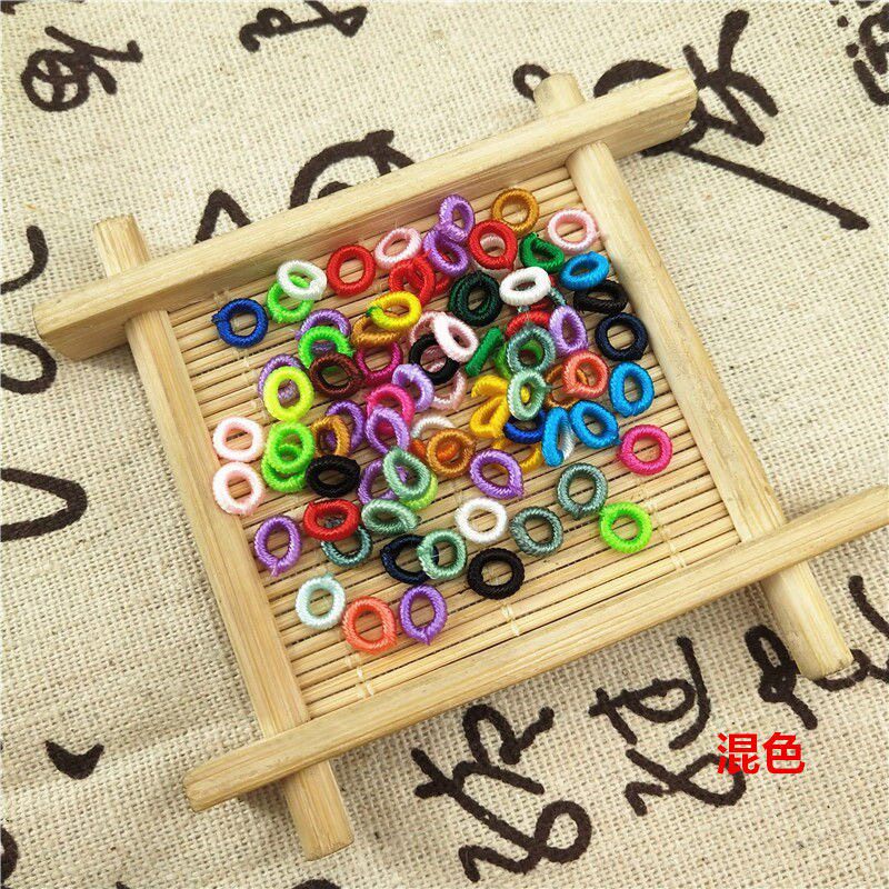 6mmdiy手链的配件材料彩色菠萝结线圈红绳手工编手绳扣编绳环配饰