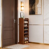 收纳架简易鞋 架竖立式 柜 架小型窄小家用门口置物架多层省空间鞋 鞋