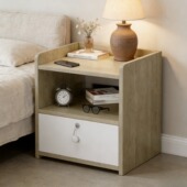 床头柜卧室家用简约现代简易收纳带锁储物柜小型置物架卧室迷你柜