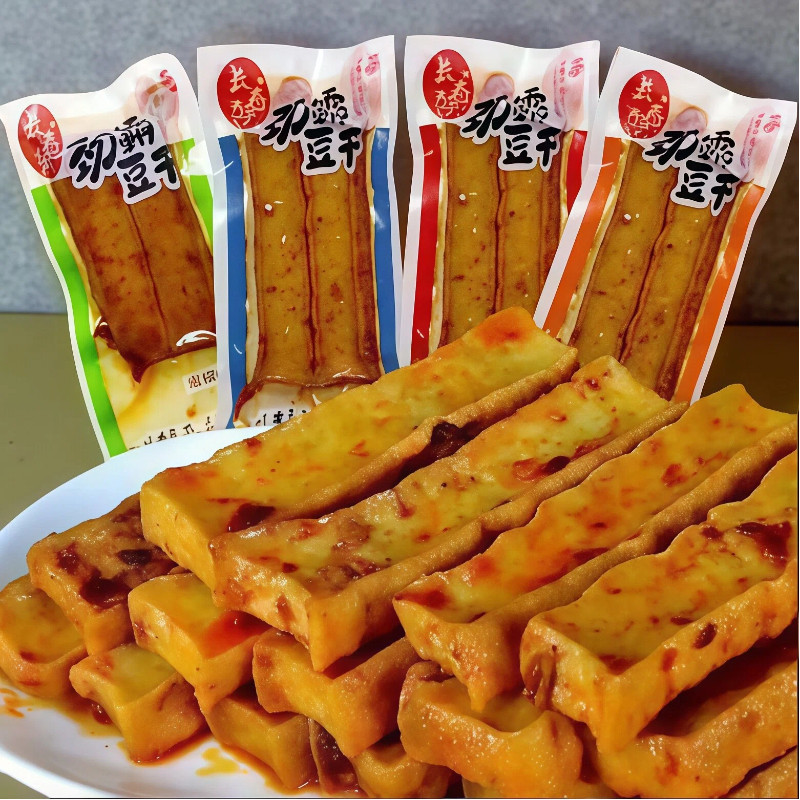 手撕五香湖南平江豆干零食小包装散装即食小零食混合多口味豆腐干