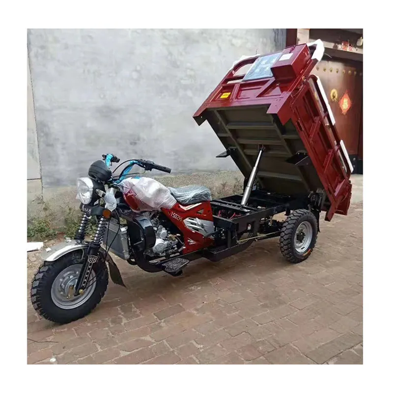 矿用燃油三轮摩托车 座驾式建筑施工运输车Motorcycle tricycle