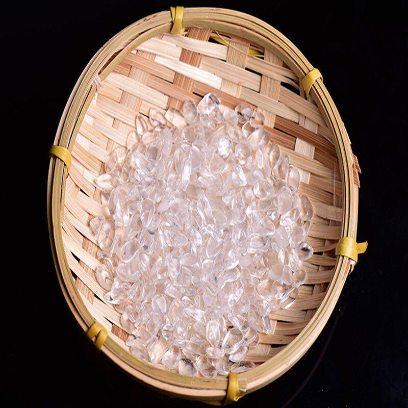 큰 커피 라이브 방송 DEGAUSSING 화이트 크리스탈 자갈 정화 크리스탈 팔찌 대량 수제 DIY 수조 조경