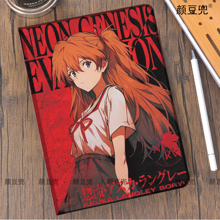 EVA明日香香 福音战士ipad10.2适用air5/6保护套matepad pro11 Air3笔槽mini56皮套小米5/6pr华为Air11.5S 12