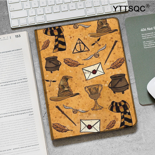 赫奇帕奇ipad10.2哈利波特air3/4保护套matep适用pro11笔槽mini56