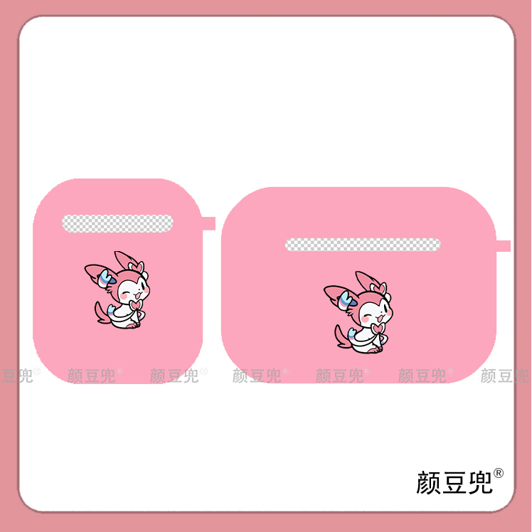EEVEE仙子伊布Airpods Pro2代 保护套 2/3代 适用苹果蓝牙 动漫周边 耳机壳 硅胶airpods 三代防摔套 硅胶软