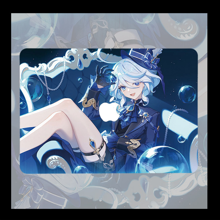 原神 芙宁娜 水神 适用苹果macbook air13.3寸 pro14笔记本12保护壳15寸 Max16 Macbook苹果电脑保护套M3硬壳