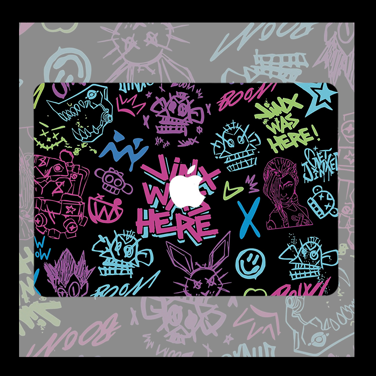 金克斯Jinx英雄联盟Air13适用Pro16苹果macbook air13.3寸pro14笔记本12 15寸Max16 Macbook苹果电脑保护套M4