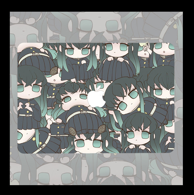 时透无一郎 鬼灭之刃 适用苹果macbookair13.3寸pro14笔记本12保护壳15寸Max 16周边M1芯片macbook电脑保护套