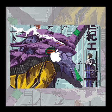 EVA初号机Air13寸2025电脑壳M4苹果macbook air13 pro14笔记本15寸Macbook苹果电脑保护套Pro16硬壳Pro13周边