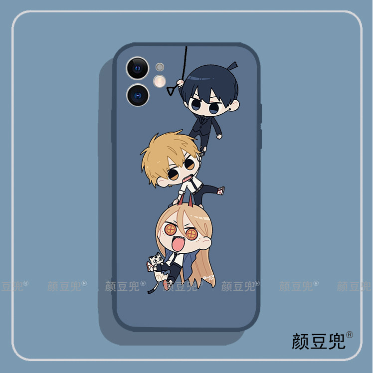 电锯人 帕瓦 动漫手机壳12适用iphone13promax苹果14 Pro荣耀一加9r红米K60保护套IQOO11小米9动漫8Plus粉色