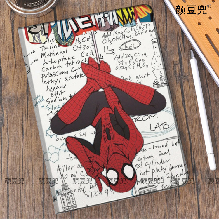蜘蛛侠 纵横宇宙ipad10.2适用air5/6保护套matepad pro11 Air3笔槽mini56皮套小米5/6pro12.9华为11.5 VIVOpa