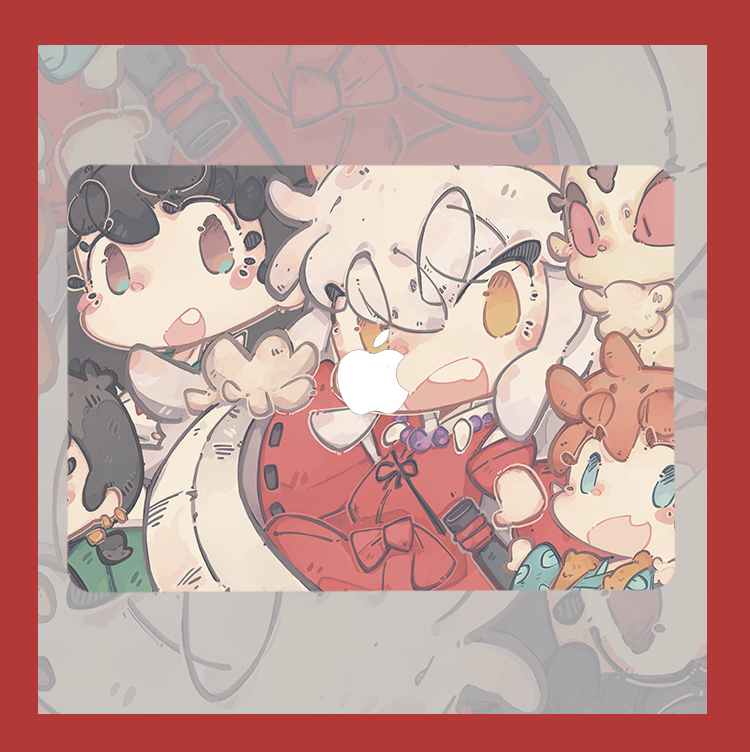 犬夜叉2020适用Macbook Pro苹果电脑笔记本air13.3动漫保护套16寸