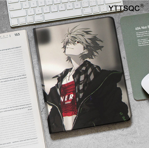 EVA渚薰 福音战士ipad10.2适用air3 4/5保护套matepad pro11笔槽mini56华为M6皮套Pro12.9第十代荣耀v8小米6P